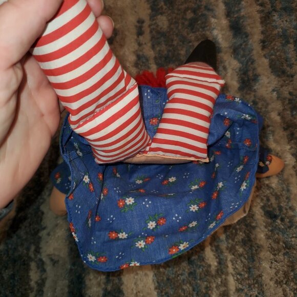 Vintage Collectible Raggedy Anne Doll By Johnny Gruelle 1980's - Picture 8 of 12